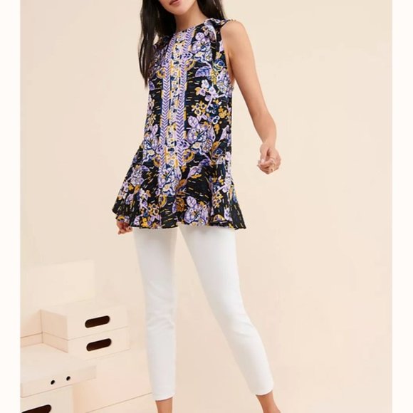 NWT Free People Summer in Tulum floral tunic - Picture 3 of 14